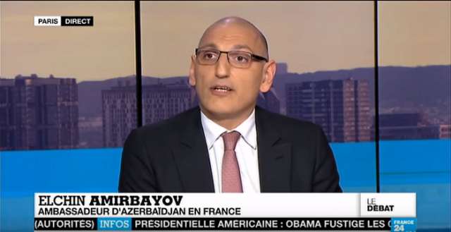 Débat entre Elchin Amirbayov, Ambassadeur d`Azerbaïdjan en France, et Franck Papazian sur France 24  - VIDEO